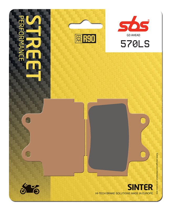 SBS brake pads KH104 street performance (excel) sinteredcolour gold (570LS)